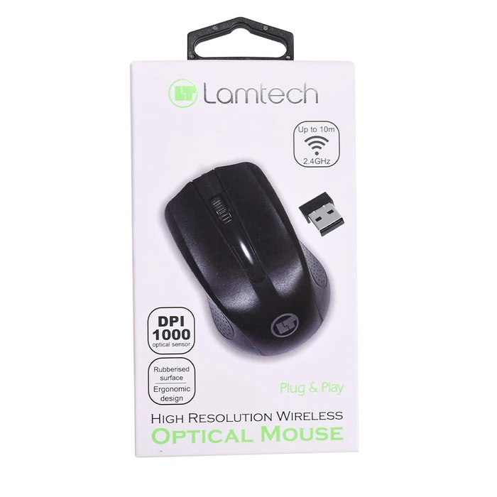 Ποντίκι Ασύρματο Lamtech 2,4G Black