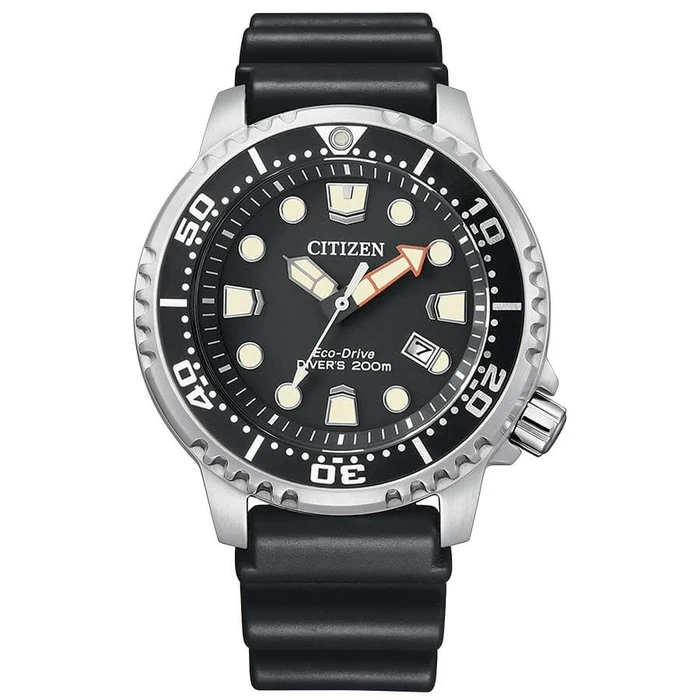 Ανδρικό Ρολόι Citizen Bn0150-10E (44mm) Καουτσούκ Λουράκι Μαύρο