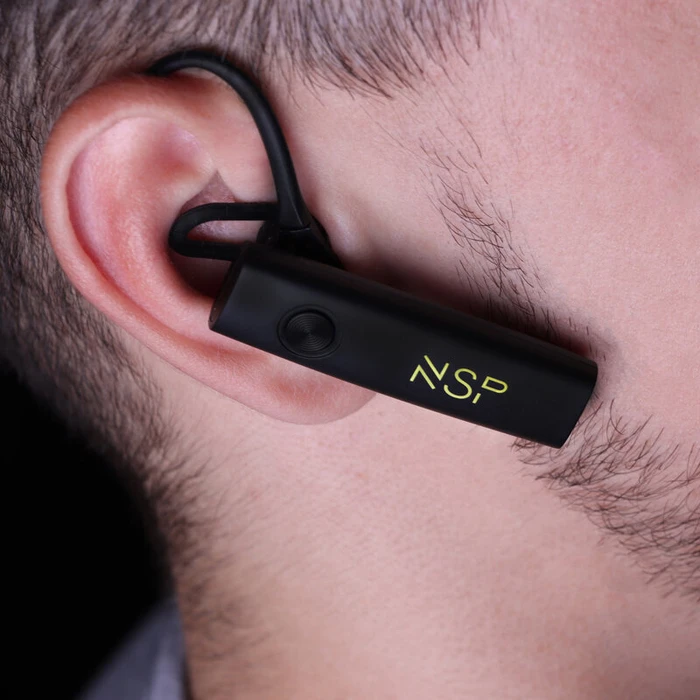 Bluetooth Handsfree NSP BN400 v5.0 multipoint με κλιπ για κορδόνι