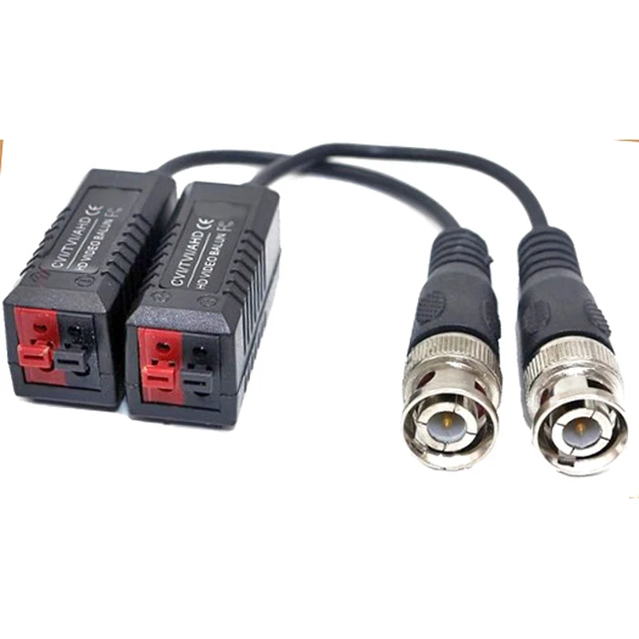 CCTV Oem AHD Video Balun w Lead 2 Pack