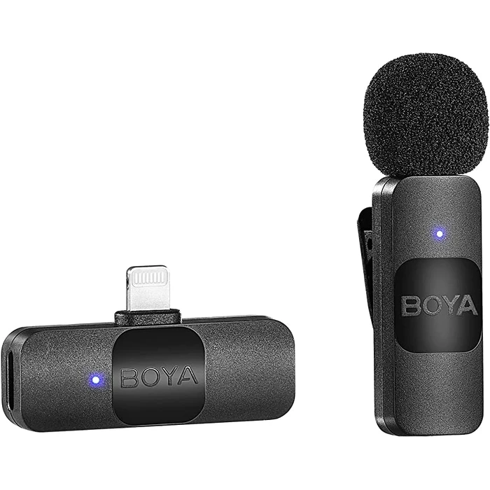 Μικρόφωνο BOYA BY-V2 Wireless 2-person Lavalier for iPhone iPad Mini Lapel Lightning connection