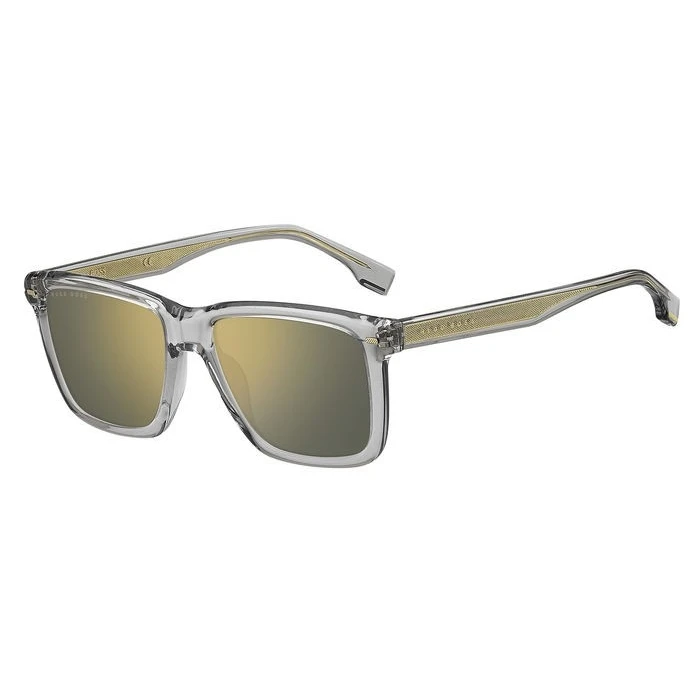 BOSS Men's Sunglasses 1317/S KB7/CW (55/18/145) – Grey Mirror Lenses, Acetate Frame