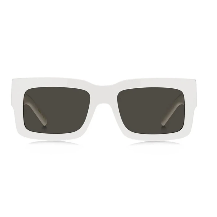 Boss Women's Sunglasses BOSS 1654/S VK6/IR - White Acetate Frame, Grey Lenses (54/19/140 mm)