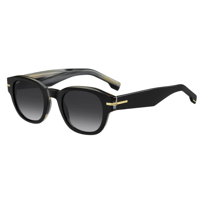 HUGO BOSS BLACK Men's Sunglasses BOSS1717SQF6 Black (48/24/150 mm)