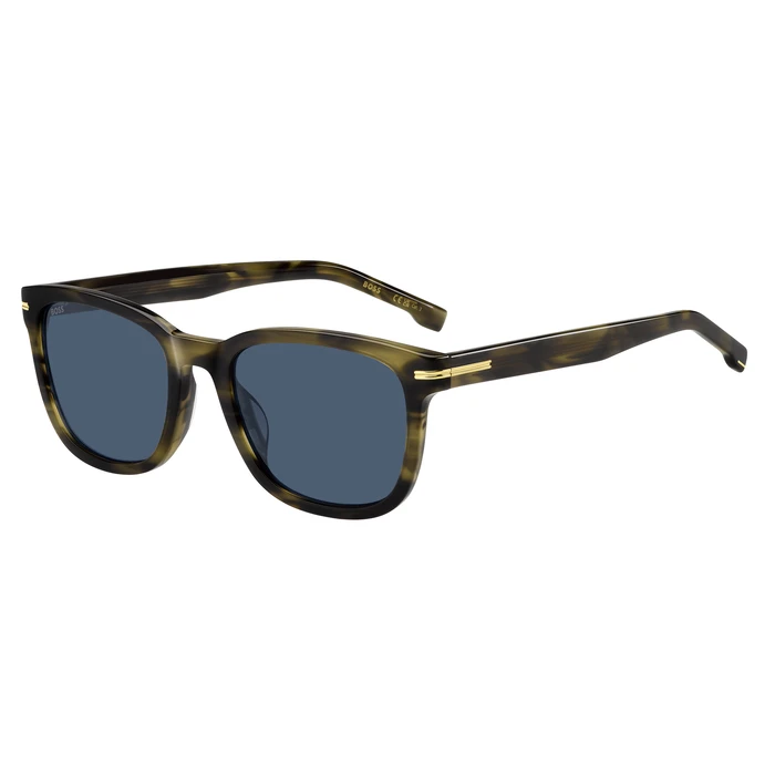 HUGO BOSS BLACK Men's Sunglasses BOSS1722/G/S 517 (54/20/145) Brown lenses, Acetate frame, Category 3