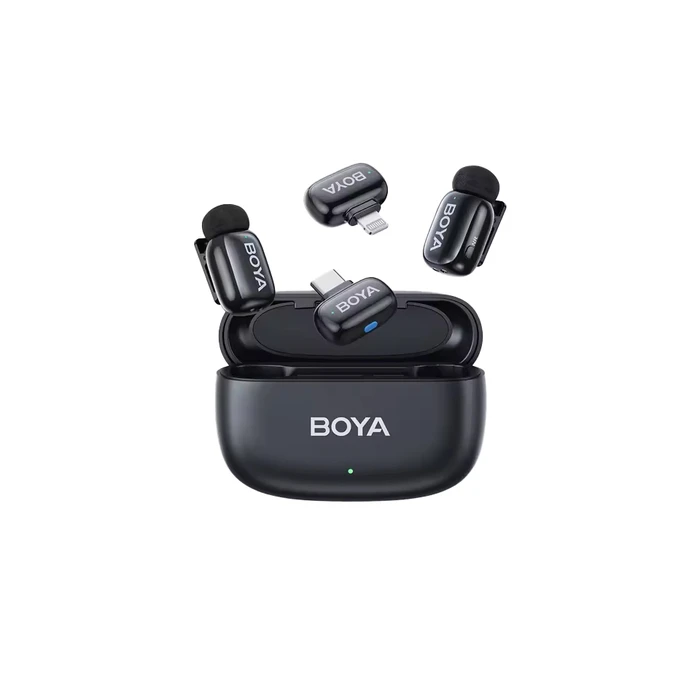 Μικρόφωνο Boya Mini iPhone Lightning & Type-C - 2,4GHz 2mic Wireless with Charging Box