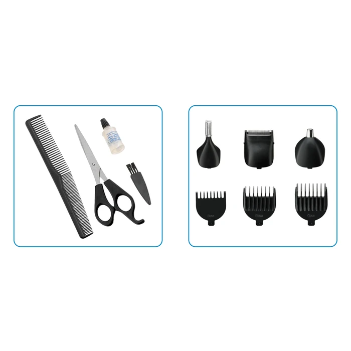 Κουρευτική Μηχανή Bruno 4 σε 1 BRN-0023, wet & dry, 6 εξαρτήματα, μαύρη