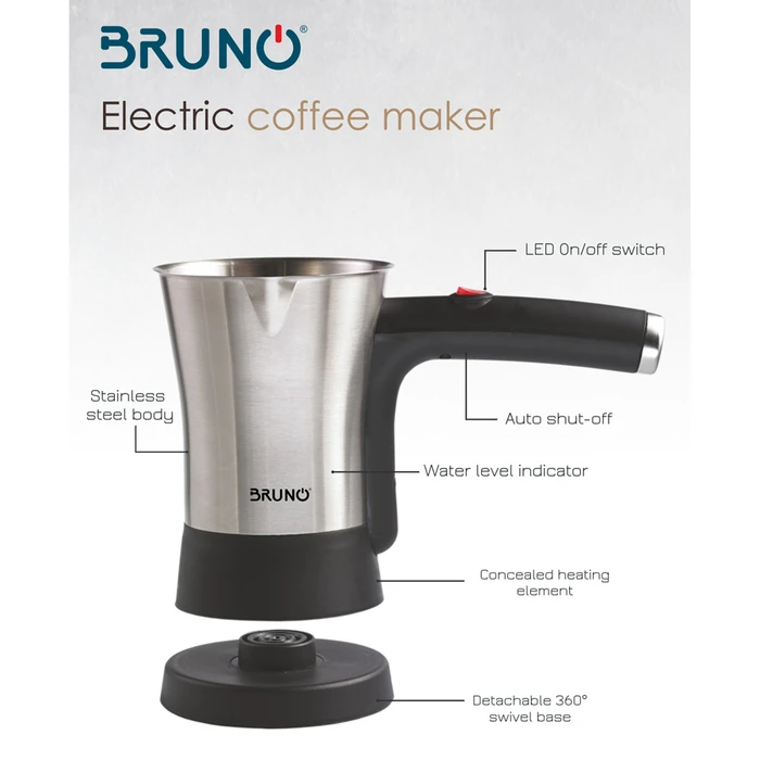 Ηλεκτρικό Μπρίκι Bruno BRN-0042, 800W, 300ml, STRIX technology