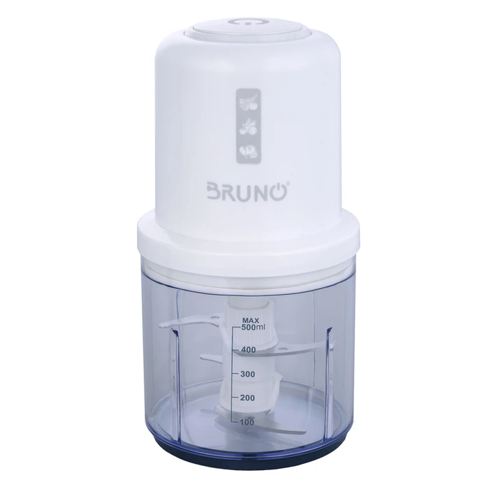 Πολυκόφτης Bruno BRN-0066, 500ml, 400W, 4 λεπίδες, λευκό