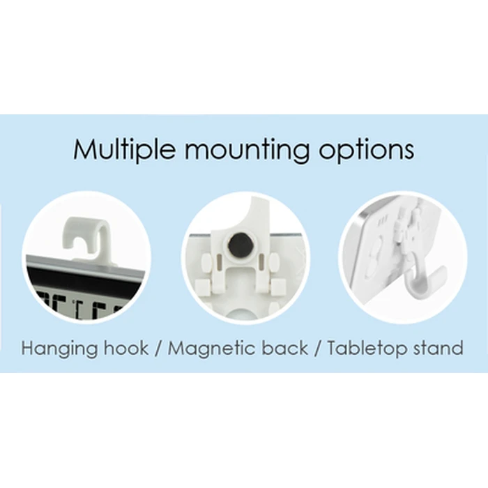 Θερμόμετρο & Υγρασιόμετρο Bruno ψηφιακό BRN-0081, °C & °F, λευκό