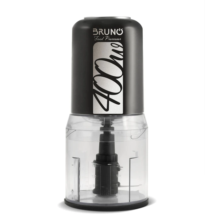 Πολυκόπτης Bruno BRN-0087, 2 ταχύτητες, 400W, 500ml, 4 λεπίδες, μαύρος