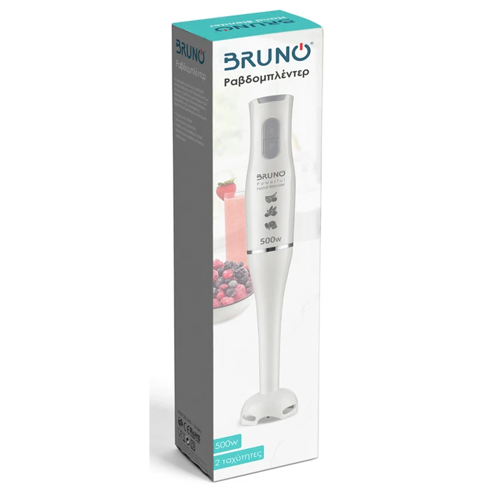 Ραβδομπλέντερ Bruno BRN-0091, 2 ταχύτητες, 500W, λευκό