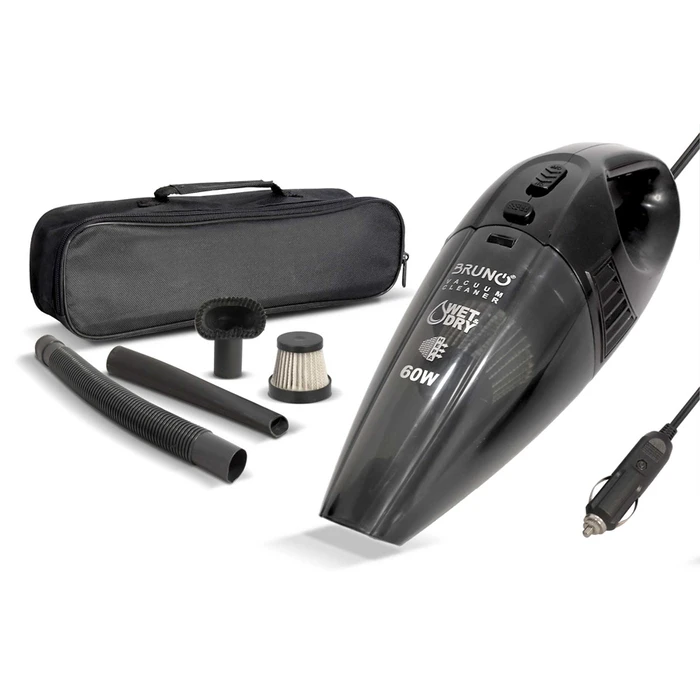 Σκουπάκι Αυτοκινήτου Bruno υγρών & στερεών BRN-0126 12V 60W, φίλτρο HEPA