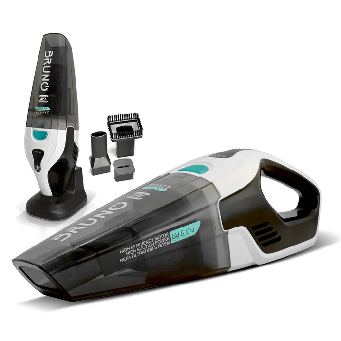 Σκουπάκι Χειρός Bruno υγρών & στερεών BRN-0131, επαναφορτιζόμενο, φίλτρο HEPA