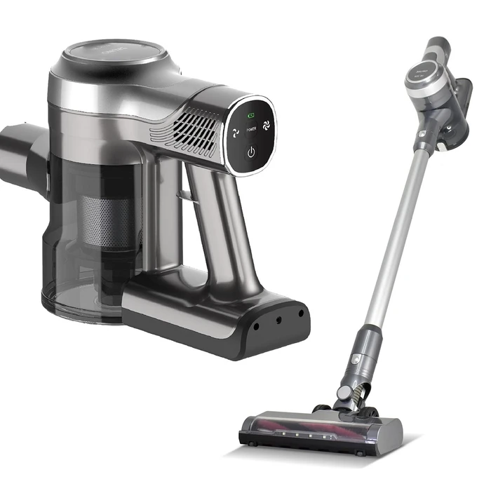 Bruno Επαναφορτιζόμενη Σκούπα Stick 2 Σε 1 Brn-0160, 200w, Ασημί