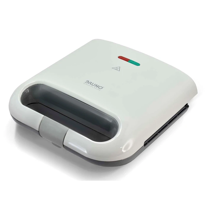 Τοστιέρα Bruno Brn-0164, 2 Θέσεων, 800w, Αντικολλητικές Πλάκες, Λευκή