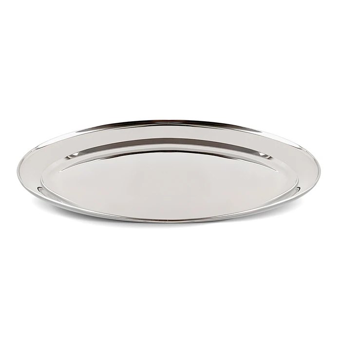 Ανοξείδωτη Πιατέλα Bruno σερβιρίσματος οβάλ 40εκ. BRN-0178