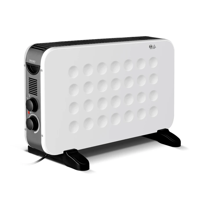 Θερμοπομπός Bruno BRN-0206, 2000W, με θερμοστάτη και Ανεμιστήρα, λευκός