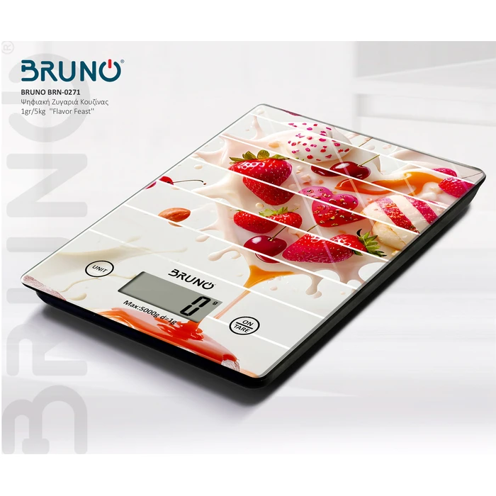 Bruno Ψηφιακή Ζυγαριά Κουζίνας έως 5kg BRN-0271