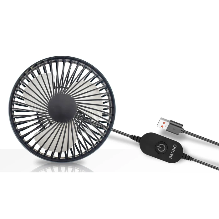 BRUNO Ανεμιστήρας Αυτοκινήτου BRN 0284 5 ιντσών 360 περιστροφή 2 ταχύτητες USB