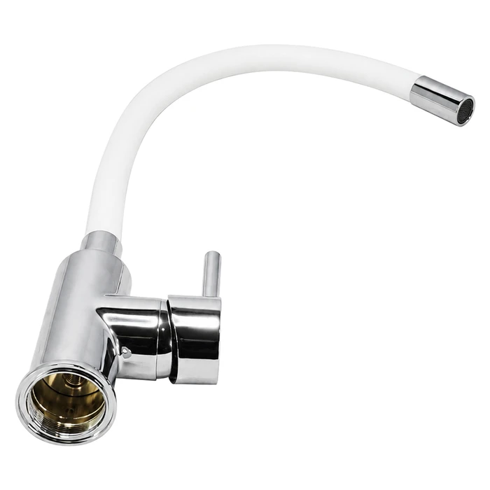 BRUNO Μπαταρία Πάγκου Κουζίνας Εύκαμπτη Αναμεικτική Λευκή BRN-0293