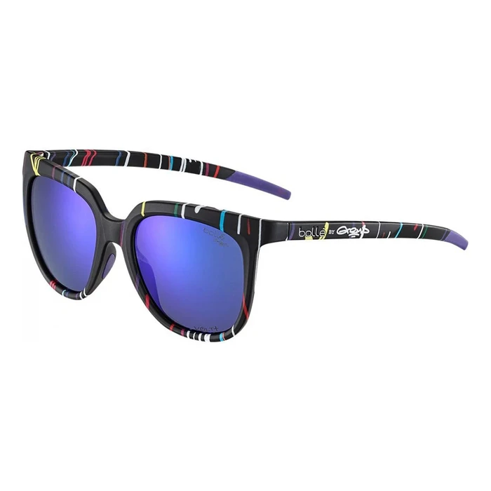 Bolle Women's Sunglasses BS028008 (Glory Grems) - Polarized Purple Lenses - 53/17/140 mm
