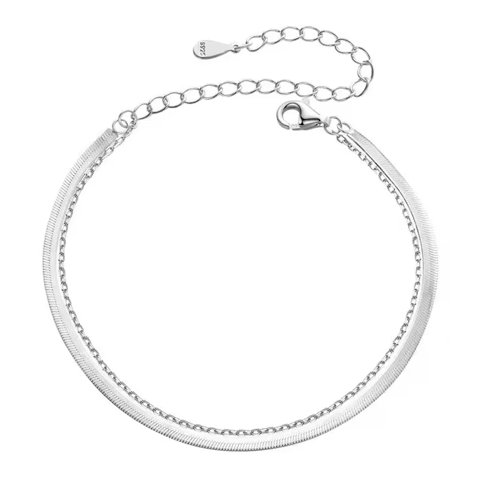 BAMOER βραχιόλι ασήμι 925 ασημί BSB193