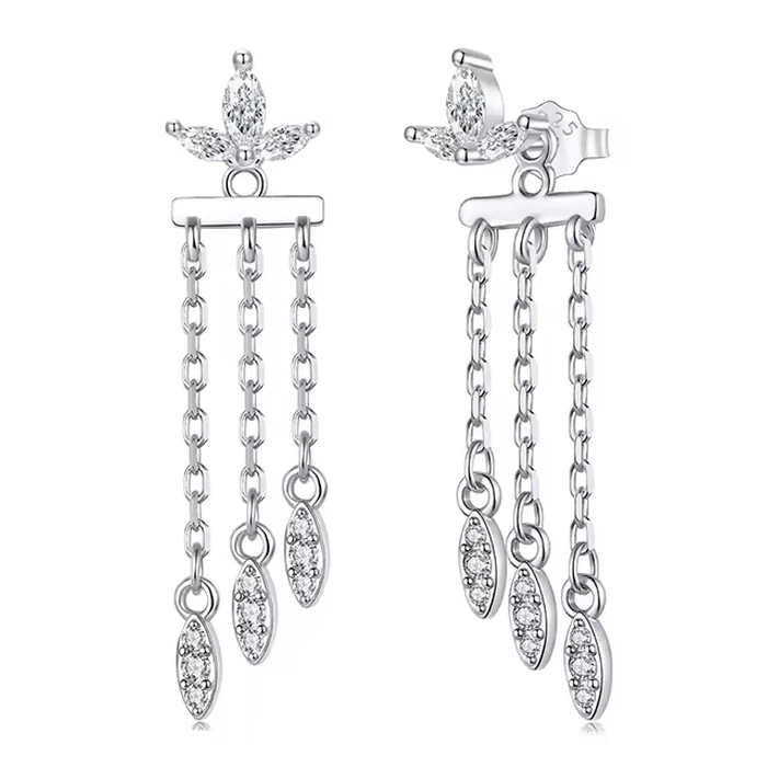 BAMOER Σκουλαρίκια Καρφωτά BSE1240 με Κυβική Ζιρκόνια