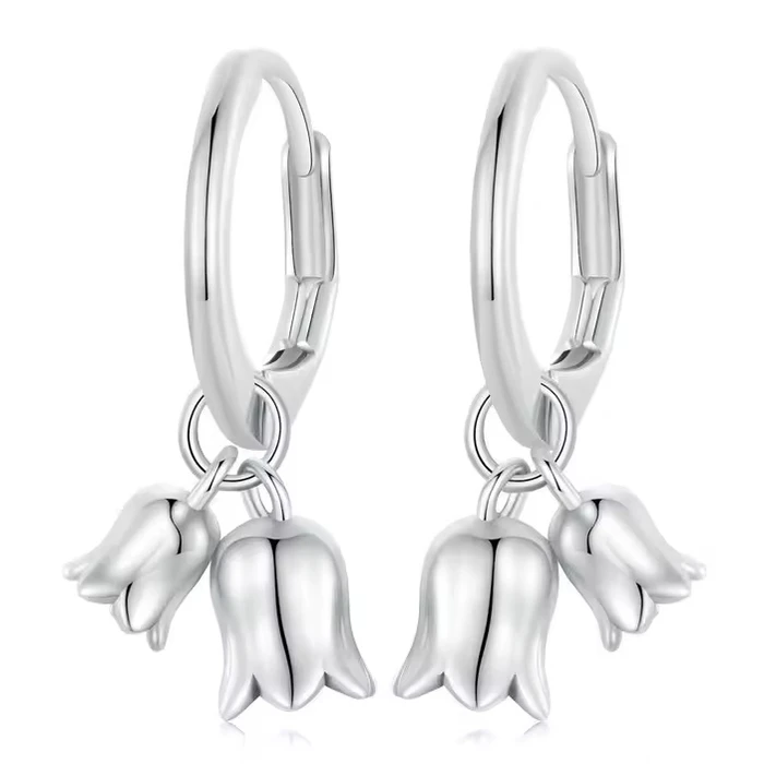 BAMOER σκουλαρίκια κρίκοι ασήμι 925 BSE909