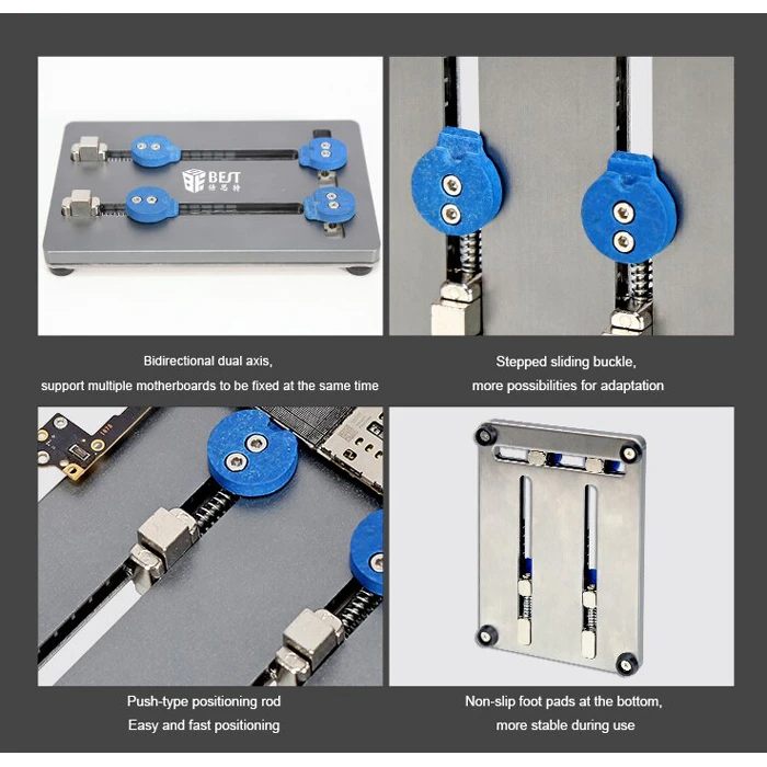 Best Βάση Motherboard Bst-001p Για Επισκευή Smartphone, 2-Axis, 9x13cm
