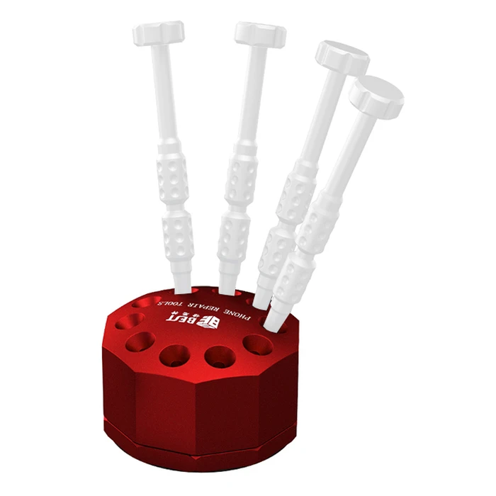 Best Βάση Κατσαβιδιών Bst-10s, 10 Θέσεων, Περιστρεφόμενη, Κόκκινη