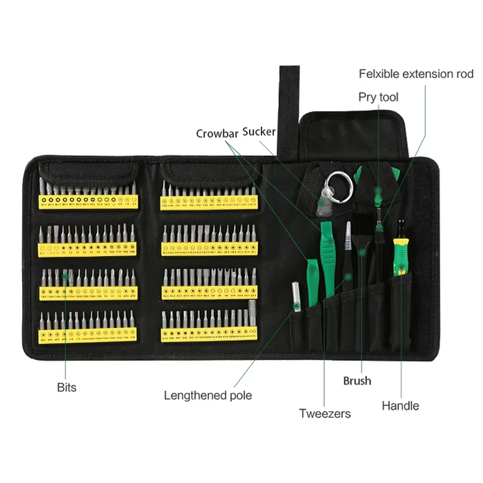 Σετ Εργαλείων Επισκευής Κινητών Best BST-117 σε κασετίνα, 126τμχ