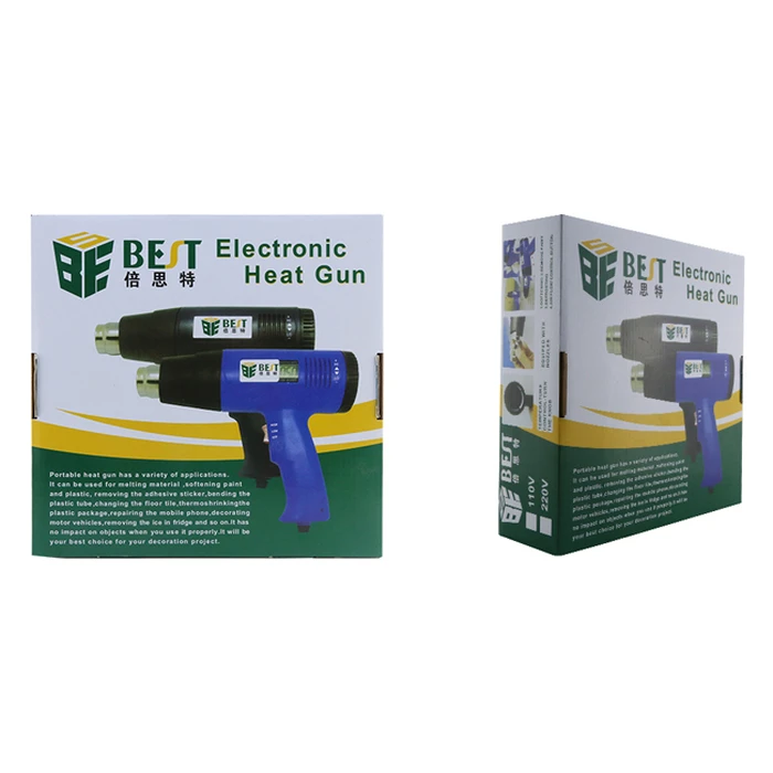 Πιστόλι θερμού αέρα Best BST-8016D, LCD, 1600W, μπλε