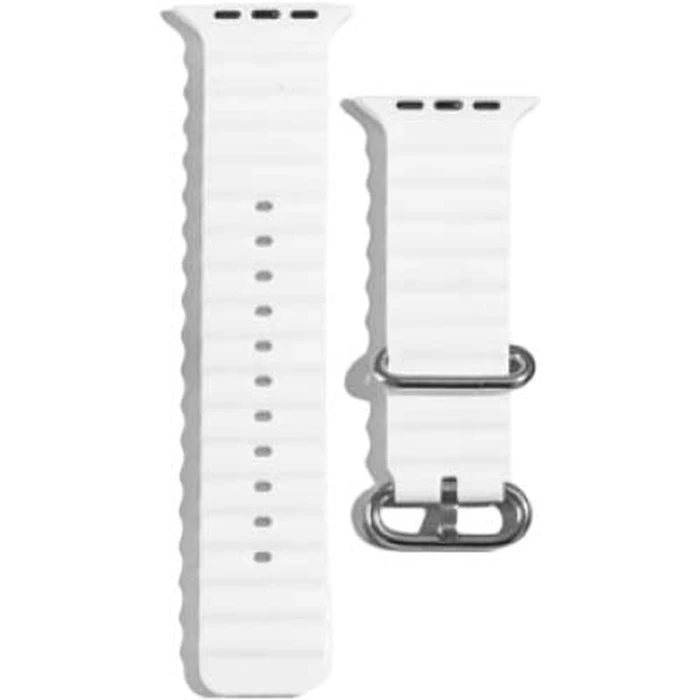 XO Λουράκι Ρολογιού Σιλικόνης Marine Universal Λευκό 38 40 41mm