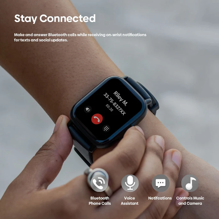 Zeblaze Btalk Pro 49mm Smartwatch με Παλμογράφο (Μαύρο)