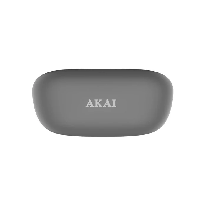 Bluetooth Handsfree Akai BTE-J20ANC Μαύρα V5.3 in-ear με βάση φόρτισης