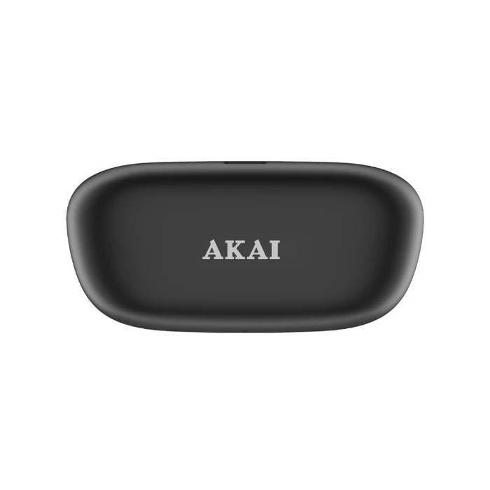 Bluetooth Handsfree Akai BTE-J20ANC Μαύρα V5.3 in-ear με βάση φόρτισης