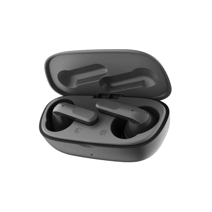 Bluetooth Handsfree Akai BTE-J20ANC Μαύρα V5.3 in-ear με βάση φόρτισης