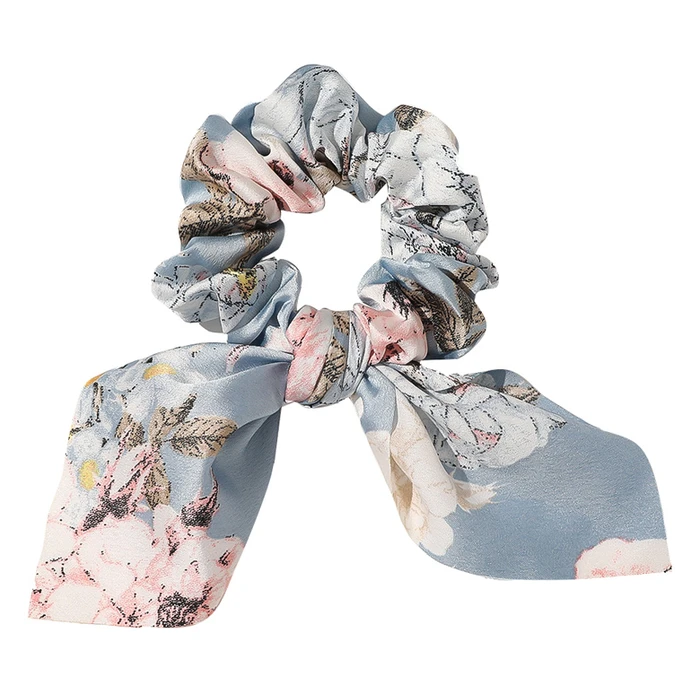 Λαστιχάκι Μαλλιών Roxxani με Μικρό Φιόγκο Bthu-0003, Φλοράλ