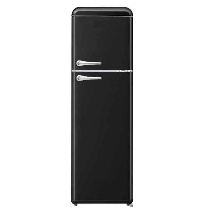 Bronxi Retro Double Door Refrigerator BX-1790 BK