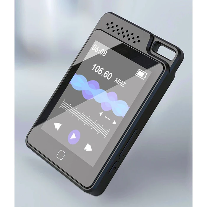 MP3 Player Ruizu C1 με Οθόνη αφής 2.4", 64GB, ελληνικό μενού, Μαύρο