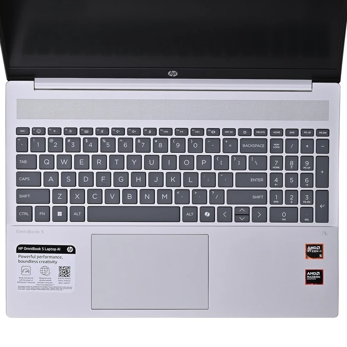 Laptop HP OmniBook 5 16 Ryzen AI 5 340 16GB 512GB Meteor Silver