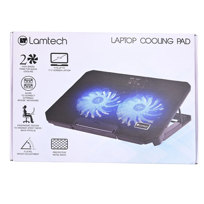 Βάση Laptop Lamtech COOLING PAD 2 FANS