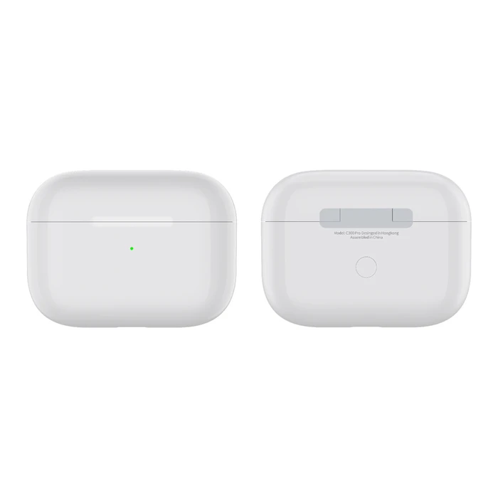 Celebrat C300 Pro Earbud Bluetooth Handsfree Ακουστικά με Θήκη Φόρτισης Λευκά