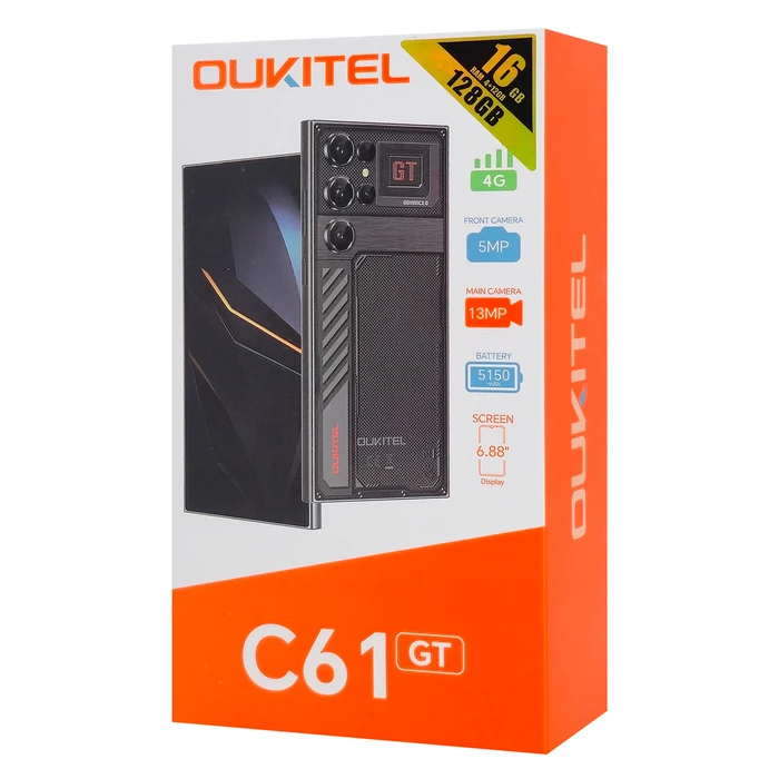 Oukitel C61 GT Dual SIM (4/128GB) Black