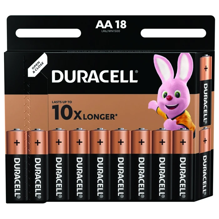 Μπαταρία Αλκαλική DURACELL AA/LR6 18pcs