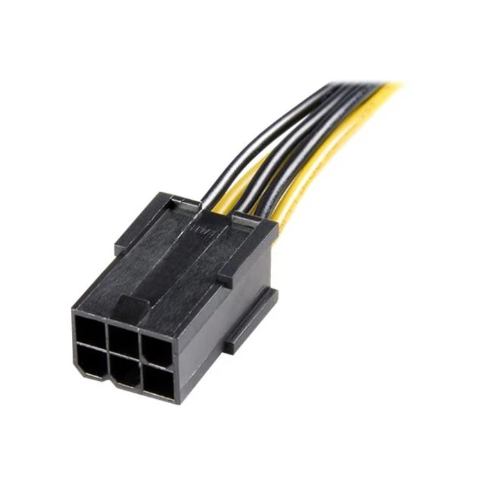Καλώδιο StarTech PCI Express 6 Pin to 8 Pin Adapter Cable - Black - Power Cable - 15.5 cm