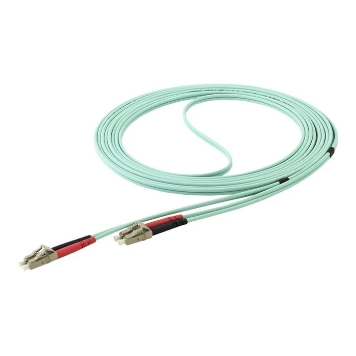 Καλώδιο Οπτικής Ίνας StarTech Aqua OM4 Duplex Multimode Fiber - 16 ft / 5m - 100 Gb - 50/125 - OM4 - Aquamarine