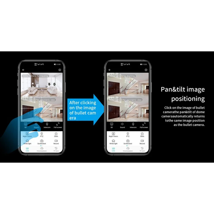 Κάμερα Παρακολούθησης Vstarcam smart C992DR, 3MP, dual lens, Wi-Fi, PTZ, SD