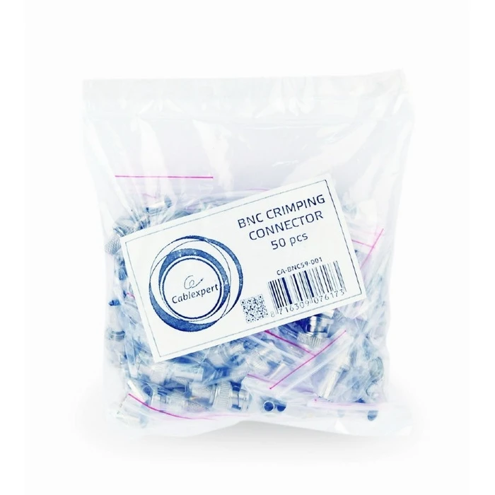 Βύσμα BNC Cablexpert RG-59 50PCS/BAG